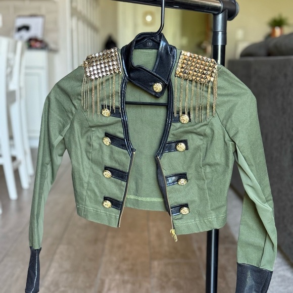Weissman dance costume military jacket MC - Picture 1 of 8